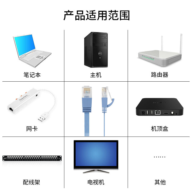 包尔星克CAT.6E扁平网线 高速稳定的网络连接解决方案